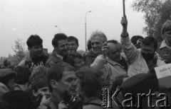 1.05.1989, Warszawa, Polska.
Manifestacja zorganizowana przez NSZZ 