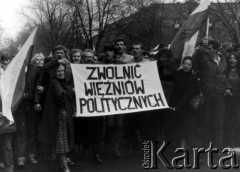 1.05.1985, Warszawa, Polska.
Niezależna manifestacja 