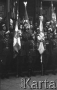 1.05.1949, Katowice, Polska.
Pochód pierwszomajowy.
Fot. Kazimierz Seko, zbiory Ośrodka KARTA
 
