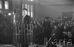 Styczeń 1954, Opole, Polska.
Proces paserów, jeden z oskarżonych.
Fot. Kazimierz Seko, zbiory Ośrodka KARTA
 

