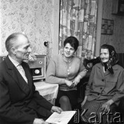 Styczeń 1968, Gołuchowice, pow. Będzin, Polska.
Maria Matyja, laureatka plebiscytu 