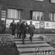 Czerwiec 1971, Sosnowiec, woj. Katowice, Polska.
I Sekretarz KC PZPR, Edward Gierek, z wizytą w Kopalni Węgla Kamiennego 
