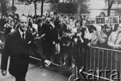 1974-1975, Francja
Valery Giscard d'Estaing, prezydent Francji.
Fot. NN, reprodukcja Kazimierz Seko, zbiory Ośrodka KARTA.