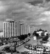 Sierpień 1962, Warszawa, Polska.
Ruch uliczny na Placu Dzierżyńskiego.
Fot. Jarosław Tarań, zbiory Ośrodka KARTA [62-78]

