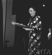 23.05.1967, Warszawa, Polska.
Aktorka Irena Eichlerówna.
Fot. Jarosław Tarań, zbiory Ośrodka KARTA [67-124]
 
