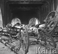 26.07.1967, Warszawa, Polska.
Stare latarnie warszawskie, tzw. 