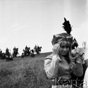 18.08.1968, Warszawa, Polska.
Aktorka Magdalena Zawadzka na planie filmu 