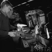 29.11.1969, Nowy Targ, Polska
Zakłady obuwnicze.
Fot. Jarosław Tarań, zbiory Ośrodka KARTA [69-86]
 

