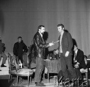 6.04.1970, Warszawa, Polska.
 Aktorzy podczas próby spektaklu 