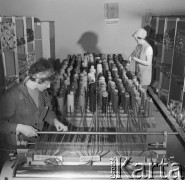 Luty 1972, Kowary, Polska
 Fabryka Dywanów, hala produkcyjna.
 Fot. Jarosław Tarań, zbiory Ośrodka KARTA [72-155]
   
