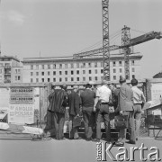 5.06.1972, Warszawa, Polska.
 Hotel Forum w budowie, fundamenty.
 Fot. Jarosław Tarań, zbiory Ośrodka KARTA [72-212]
   
