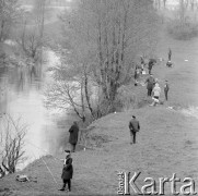 16.04.1972, Polska
 Zawody wędkarskie.
 Fot. Jarosław Tarań, zbiory Ośrodka KARTA [72-199]
   
