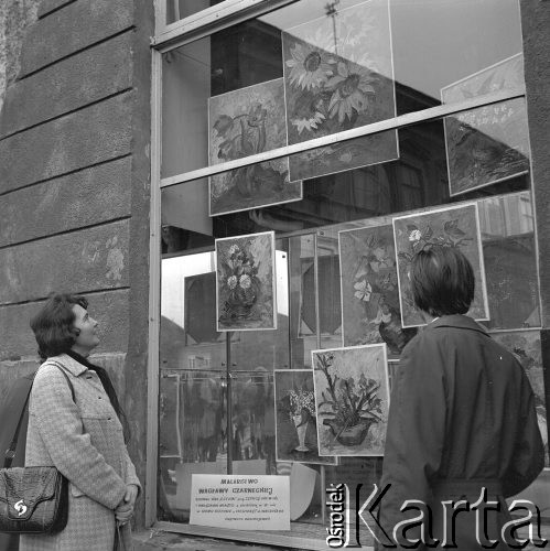 26.02.1973, Warszawa, Polska.
Wystawa obrazów Wacławy Czarneckiej w Domu Kultury 