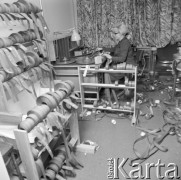 2.03.1973, Warszawa, Polska.
 Studio filmowe, montażownia.
 Fot. Jarosław Tarań, zbiory Ośrodka KARTA [73-61]
   
