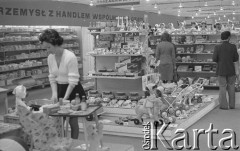 1974, Poznań, Polska
Targi Poznański, ekspozycja zabawek.
Fot. Jarosław Tarań, zbiory Ośrodka KARTA [74-13]
 
