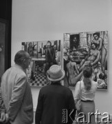 Lipiec 1974, Warszawa, Polska.
Galeria Zachęta, wystawa malarstwa pt. 