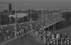 22.07.1974, Warszawa, Polska.
Otwarcie Trasy Łazienkowskiej.
Fot. Jarosław Tarań, zbiory Ośrodka KARTA [74-213]
 
