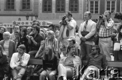 8.07.1976, Warszawa, Polska.
Zdjęcia do filmu telewizyjnego Jerzego Sztwiertni 