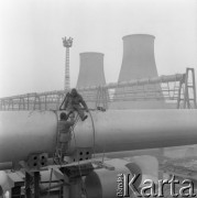 12-13.03.1976, Katowice, Polska
Huta Katowice w budowie.
Fot. Jarosław Tarań, zbiory Ośrodka KARTA [76-210]

