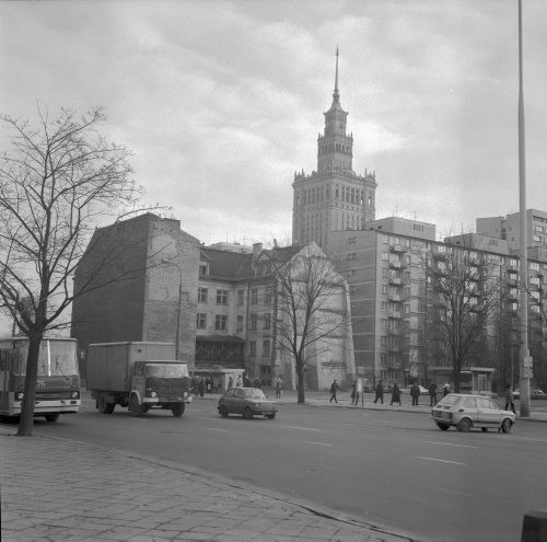 1970-1976, Warszawa, Polska.
Fragmenty starej zabudowy tzw. 