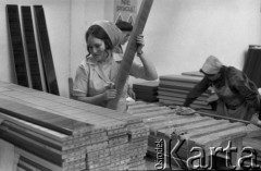 Wrzesień 1977, Hajnówka, Polska
Pracownicy Zakładów Drzewnych.
Fot. Jarosław Tarań, zbiory Ośrodka KARTA [77-182]