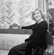 24.10.1978, Warszawa, Polska.
Emilia Krakowska, aktorka, portret.
Fot. Jarosław Tarań, zbiory Ośrodka KARTA [78-041]
