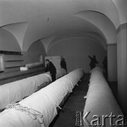 12.11.1980, Warszawa, Polska.
Zamek Królewski, wyjazd obrazu 