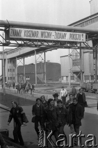 Marzec 1985, Bieruń, woj. Katowice, Polska
Kopalnia Węgla Kamiennego 