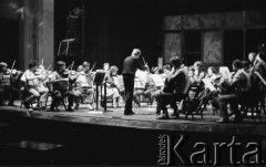 1.03.1987, Warszawa, Polska.
Orkiestra Teatru 