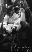 22.06.1987, Warszawa, Polska.
Sala Kongresowa w Pałacu Kultury i Nauki, tancerki Państwowego Zespołu Pieśni i Tańca 