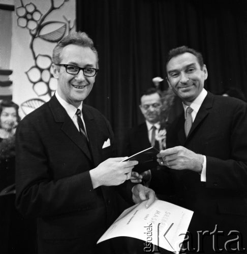 27.05.1968, Warszawa, Polska.
Uroczystość wręczenia Nagród Artystycznych 