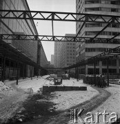 Luty 1968, Warszawa - Śródmieście, Polska.
Ściana Wschodnia. Pasaż Śródmiejski (obecnie Pasaż 