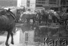 07.03.1963, Warszawa, Polska.
Bazar przy ul. Banacha na Ochocie.
Fot. Jarosław Tarań, zbiory Ośrodka KARTA [63-11]

