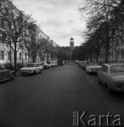 Październik 1968, Warszawa, Polska. 
Ulica Kubusia Puchatka w Śródmieściu.
Fot. Jarosław Tarań, zbiory Ośrodka KARTA