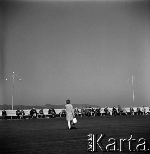 1967, Sopot, Polska.
Sopockie molo.
Fot. Jerzy Mąkowski, zbiory Fundacji Ośrodka KARTA