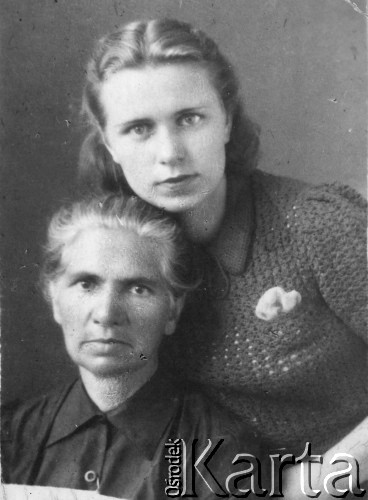 8.05.1944, Barnauł, ZSRR.
Polki zesłane do Związku Radzieckiego, portret.
Fot. NN, zbiory Ośrodka KARTA, udostępniła Maria Donocik.

