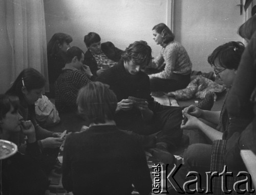 Luty 1981, Warszawa, Polska.
Strajk okupacyjny Studentów SGGW domagających się rejestracji Niezależnego Zrzeszenia Studentów.
Fot. NN, kolekcja NZS SGGW, zbiory Ośrodka KARTA, udostępnili Ryszard Marszałek i Jerzy Boruc
