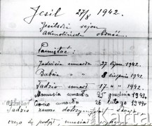 27.08.1942, Jesil, obwód Akmolińsk, Kazachstan, ZSRR.
Kartka z pamiętnika zesłańca: 