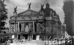 1941-1944, Lwów, dysktrykt Galicja, Generalne Gubernatorstwo.
Teatr Muzyczny Opery i Baletu.
Fot. NN, zbiory Ośrodka Karta, udostepniła Joanna Ferdyn