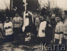 Styczeń 1939, Warszawa, Polska.
Pogrzeb Romana Dmowskiego.
Fot. NN, zbiory Ośrodka KARTA

