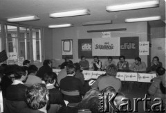 16.12.1981, Paryż, Francja.
Spotkanie założycielskie Komitetu Koordynacyjnego NSZZ 