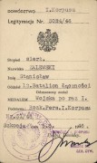 5.06.1946, Wielka Brytania.
Legitymacja upoważniające sierżanta Stanisława Zalewskiego do noszenia medalu 