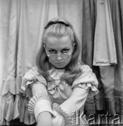 1966, Warszawa, Polska.
Aktorka Magdalena Zawadzka.
Fot. Bogdan Łopieński, zbiory Ośrodka KARTA