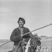1969, Mongolia.
Mężczyzna na koniu.
Fot. Bogdan Łopieński, zbiory Ośrodka KARTA