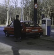 Lata 80., Polska.
Fotografia reklamowa samochodu marki Polonez Caro.
Fot. Bogdan Łopieński, zbiory Ośrodka KARTA