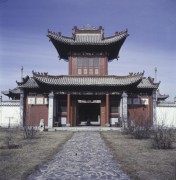 1969, prawdopodobnie Ułan Bator, Mongolia.
Dawna świątynia buddyjska.
Fot. Bogdan Łopieński, zbiory Ośrodka KARTA