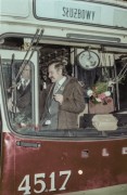 10.11.1980, Warszawa, Polska.
Lech Wałęsa w autobusie o nazwie 