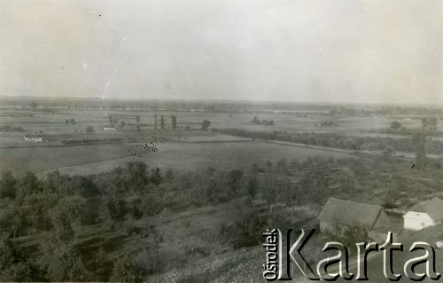 1929, okolice Nieszawy, Polska.
Panorama wsi.
Fot. zbiory Ośrodka KARTA, Pogotowie Archiwalne [PA_06], udostępnił Mirosław Glaser