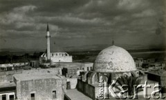Sierpień 1944, Acco, Palestyna.
Widok ogólny miasta z meczetem Ahmeda al Dżazzara w tle.
Fot. NN, zbiory Ośrodka KARTA, Pogotowie Archiwalne [PA_033], przekazał Piotr Balcer