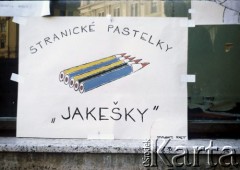 29.12.1989, Praga, Czechosłowacja.
Plakat na murze.
Fot. Dominik Księski, zbiory Ośrodka KARTA